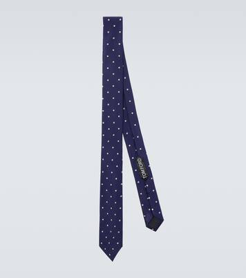 Polka-dot silk twill tie | Tom Ford