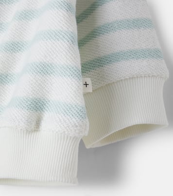 Marroig striped cotton fleece sweatshirt | 1 + in the Family