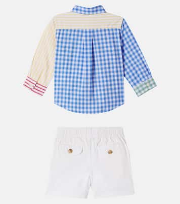 Baby - Set di camicia e shorts in cotone | Polo Ralph Lauren Kids