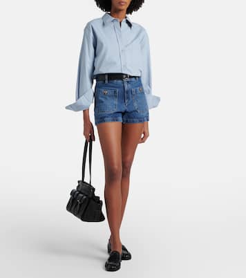 Cruise high-rise denim shorts | Frame