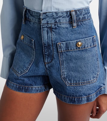 Cruise high-rise denim shorts | Frame