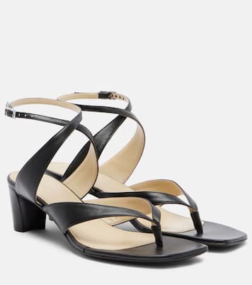 Leather slingback thong sandals | Lemaire