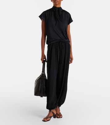 Leather slingback thong sandals | Lemaire