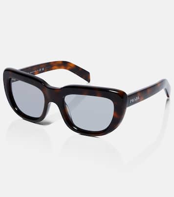 Occhiali da sole cat-eye con logo | Prada