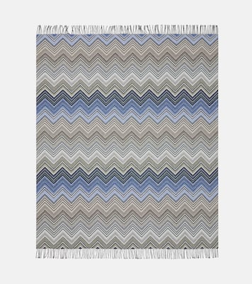 Perseo Zigzag wool and cashmere throw | Missoni