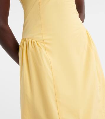 Lindie cotton poplin midi dress | Posse
