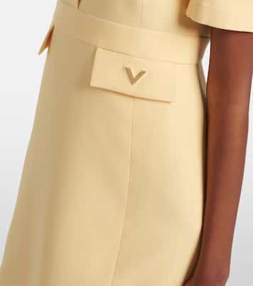 Crepe Couture VGold minidress | Valentino