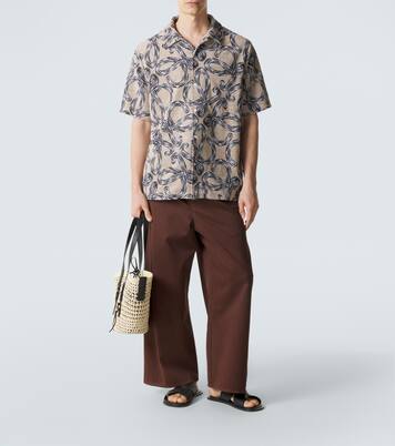 Paula's Ibiza terry jacquard shirt | Loewe