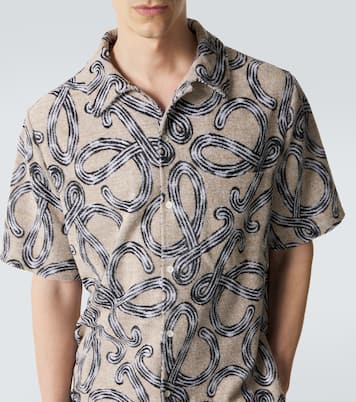 Paula's Ibiza terry jacquard shirt | Loewe