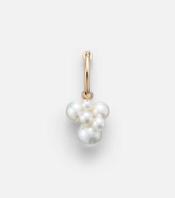 Pendiente individual Botticelli de oro de 14 ct con perlas | Sophie Bille Brahe