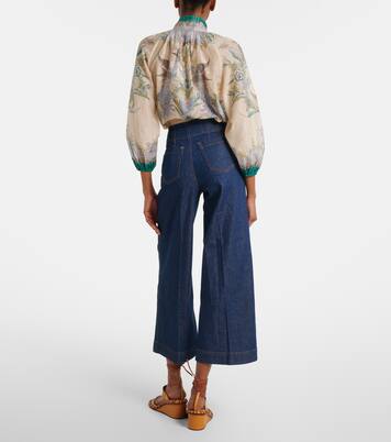 Cropped Flared Jeans Aster | Zimmermann