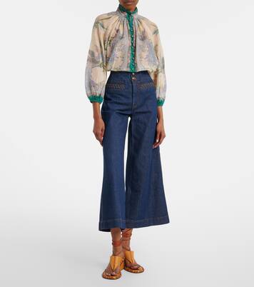 Cropped Flared Jeans Aster | Zimmermann