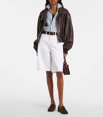 Nolan denim Bermuda shorts | Agolde