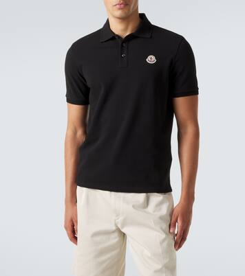 Polo en coton à logo | Moncler