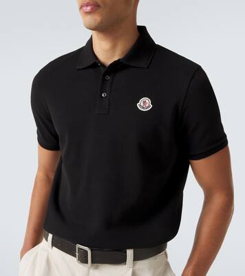 Polo en coton à logo | Moncler
