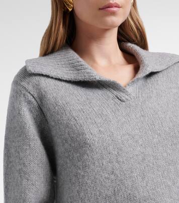 Lailai cashmere and silk polo sweater | Lisa Yang