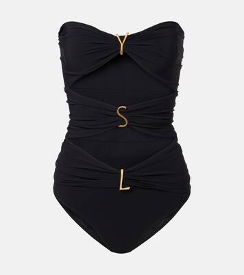 Cutout embellished swimsuit | Saint Laurent