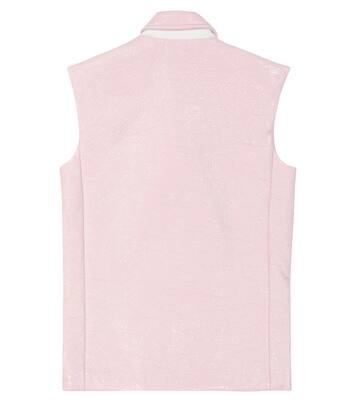 Coated cotton-blend vest | Balmain Kids