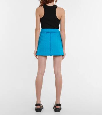 White Label Minirock aus Tweed | Proenza Schouler