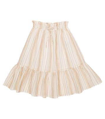 Aliette striped cotton-blend skirt | Bonpoint