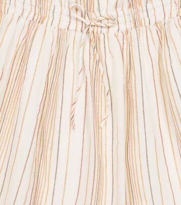 Aliette striped cotton-blend skirt | Bonpoint