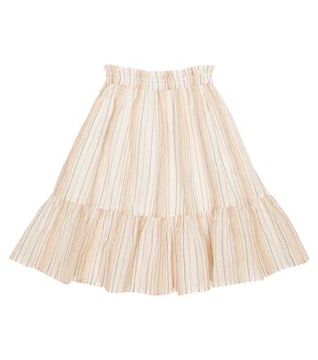 Aliette striped cotton-blend skirt | Bonpoint