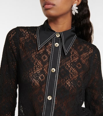 Hemd aus Spitze | Ganni