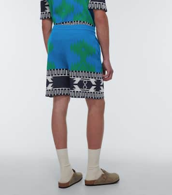 Shorts en piqué de algodón en jacquard | Alanui