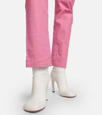 High-Rise-Hose Terry aus Leder | Stouls