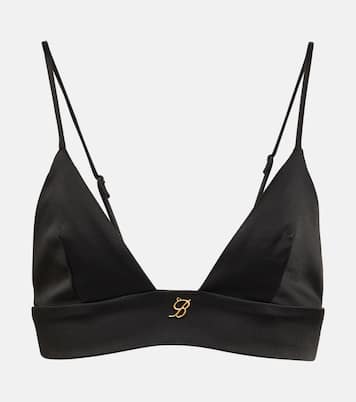 Bralette aus Satin | Blumarine