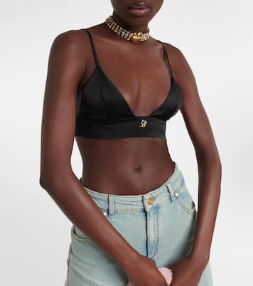 Bralette aus Satin | Blumarine