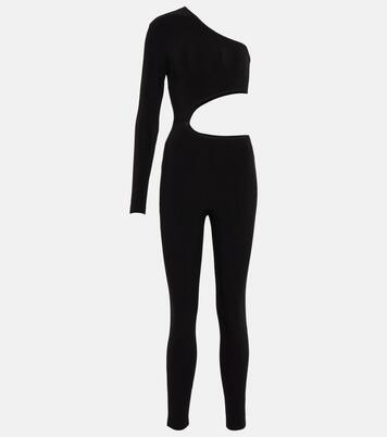 Shane asymmetric catsuit | Norma Kamali