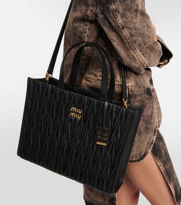 Tote Bag aus Matelassé-Leder | Miu Miu