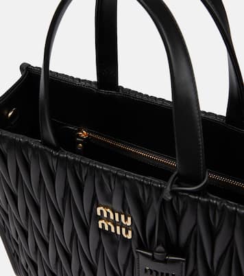 Tote Bag aus Matelassé-Leder | Miu Miu