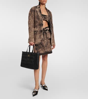 Tote Bag aus Matelassé-Leder | Miu Miu