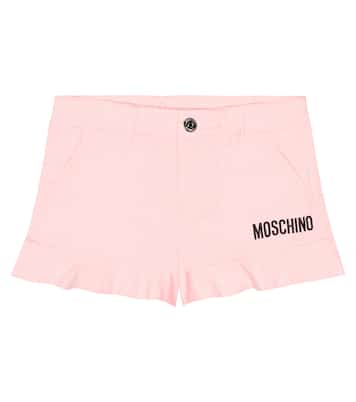 Printed cotton shorts | Moschino Kids