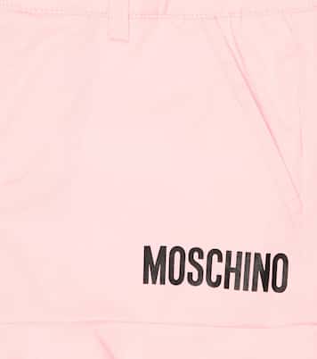 Printed cotton shorts | Moschino Kids