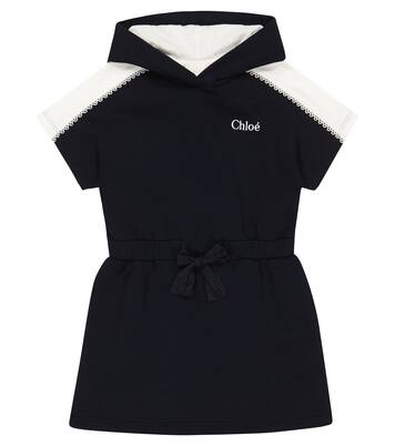 Cotton jersey sweater dress | Chloé Kids