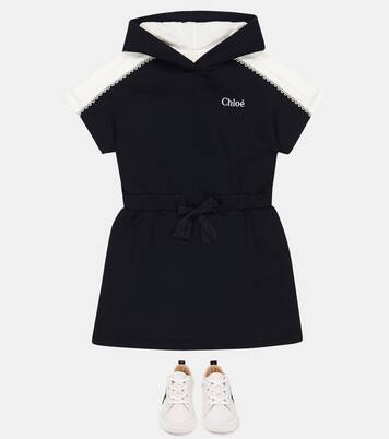 Cotton jersey sweater dress | Chloé Kids