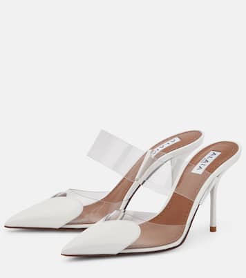 Cœur patent leather and PU mules | Alaïa