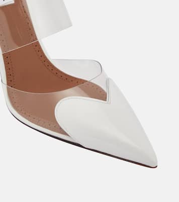 Cœur patent leather and PU mules | Alaïa
