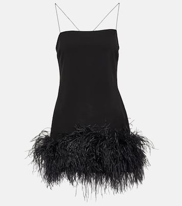 Feather-trimmed minidress | The Attico