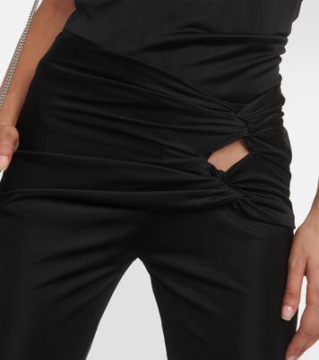 X Dua Lipa Schlaghose aus Jersey | Versace