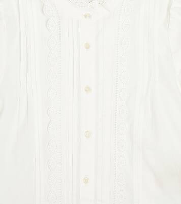 Embroidered cotton blouse | Scotch & Soda Kids