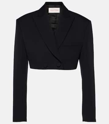 Cropped-Blazer aus Grisaille  | Valentino