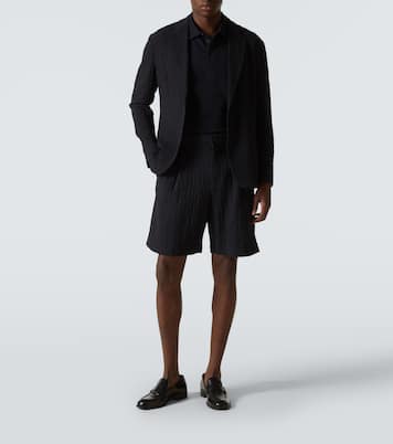 Cotton-blend polo shirt | Giorgio Armani