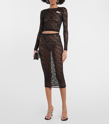 Verziertes Cropped-Top | Alessandra Rich