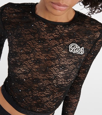 Verziertes Cropped-Top | Alessandra Rich