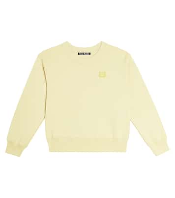 Face cotton sweatshirt | Acne Studios Kids