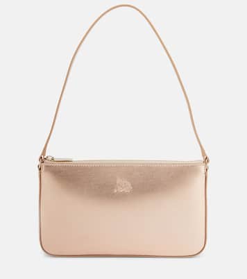Loubila metallic leather shoulder bag | Christian Louboutin